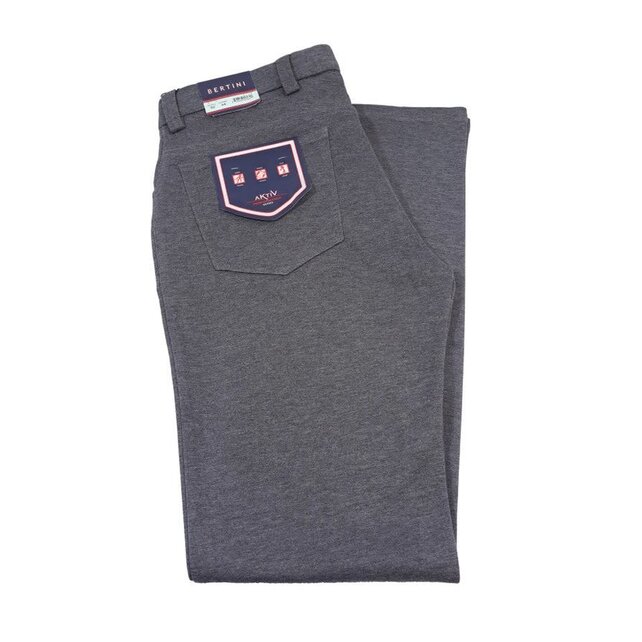 Bertini Five Pocket Pants - Heather Charcoal