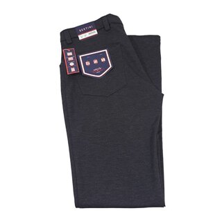 Bertini Vertical Knit Five Pocket Pants - Charcoal Mix - 018