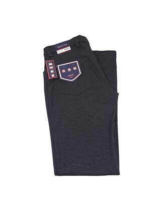 Bertini Vertical Knit Five Pocket Pants - Charcoal Mix - 018