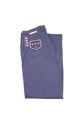 Bertini Vertical Knit Five Pocket Pants - Navy - 410