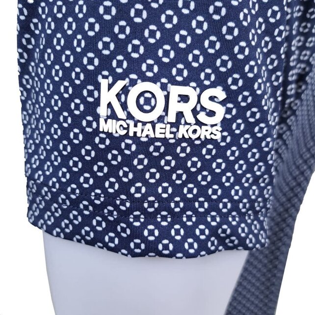 Michael Kors Golf Logo Printed Polo - Midnight Michael Kors Golf Logo Printed Polo - Midnight