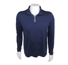 Michael Kors Golf Logo Stretch Knit Quarter-Zip - Midnight