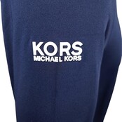 Michael Kors Golf Logo Stretch Knit Quarter-Zip - Midnight