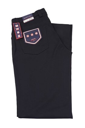 Bertini Vertical Knit Five Pocket Pants - Black