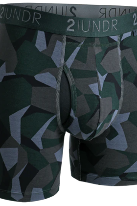 2UNDR SWING SHIFT Boxer Brief - Forest Camo