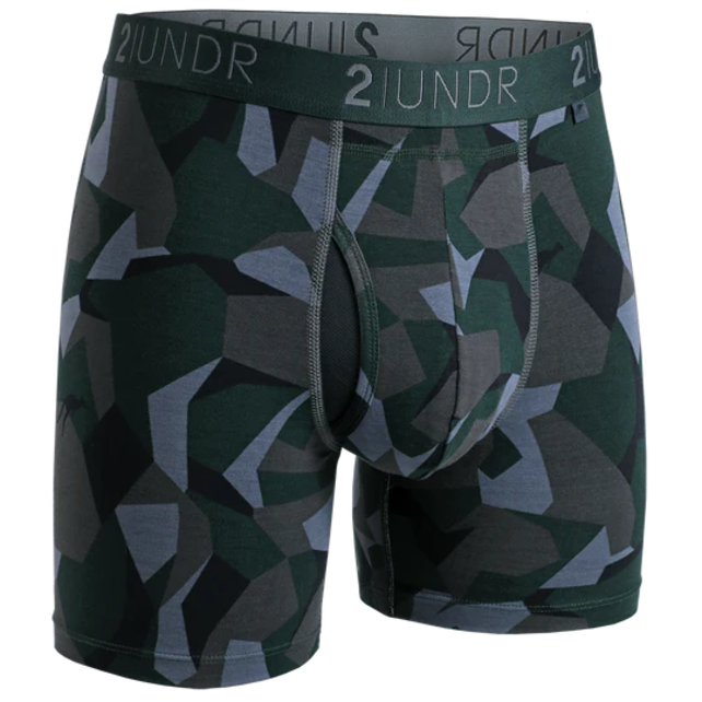 2UNDR SWING SHIFT Boxer Brief - Forest Camo