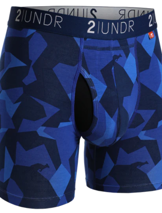 2UNDR SWING SHIFT Boxer Brief - Blue Camo