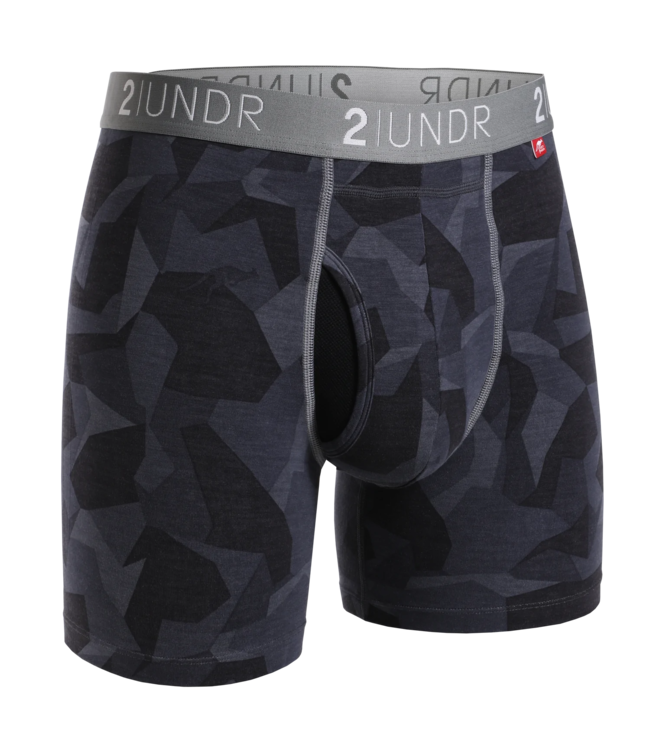 2UNDR 2UNDR SWING SHIFT Boxer Brief - Black Camo