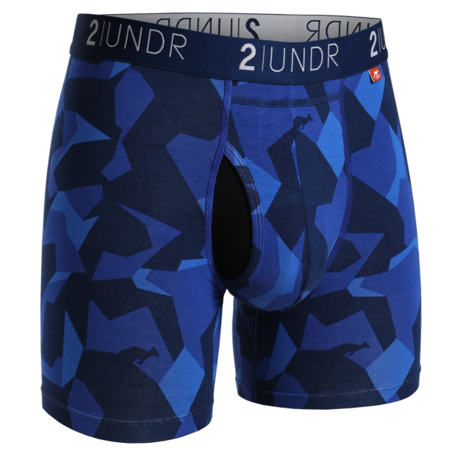 2UNDR SWING SHIFT Boxer Brief - Blue Camo 2UNDR SWING SHIFT Boxer Brief - Blue Camo
