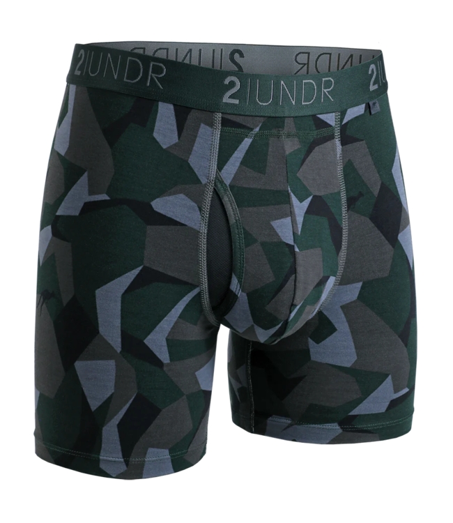 2UNDR 2UNDR SWING SHIFT Boxer Brief - Forest Camo