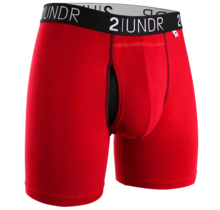 2UNDR SWING SHIFT Boxer Brief - Red/Red