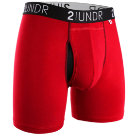 2UNDR SWING SHIFT Boxer Brief - Red/Red