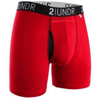 2UNDR SWING SHIFT Boxer Brief - Red/Red