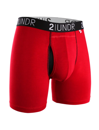 2UNDR SWING SHIFT Boxer Brief - Red/Red