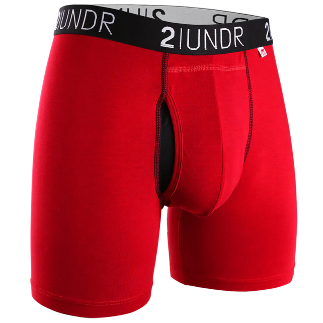 2UNDR SWING SHIFT Boxer Brief - Red/Red