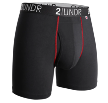 2UNDR SWING SHIFT Boxer Brief - Black/Red