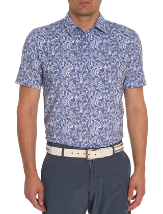 Robert Graham Retro Club Polo - Grey