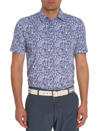 Robert Graham Retro Club Polo - Grey