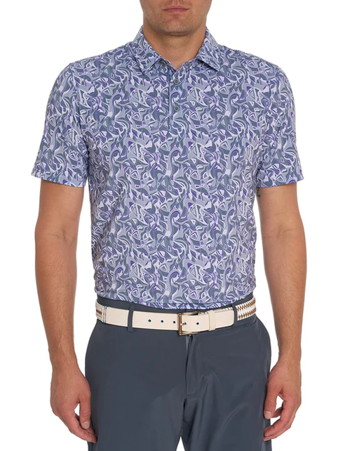 Robert Graham Retro Club Polo - Grey Robert Graham Retro Club Polo - Grey