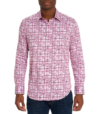 Robert Graham Robert Graham Vine Dress Shirt - Magenta