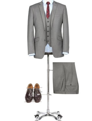 Renoir 3 Piece Suit - Sharkskin