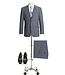 Renoir Renoir Check Suit - Dusty Blue