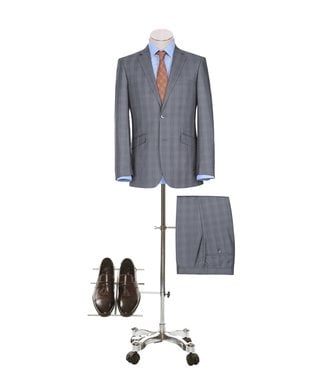 Renoir Renoir Plaid Suit - Light Grey