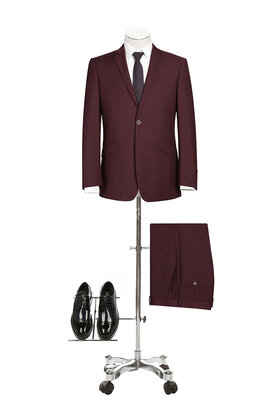 Renoir Suit - Burgundy