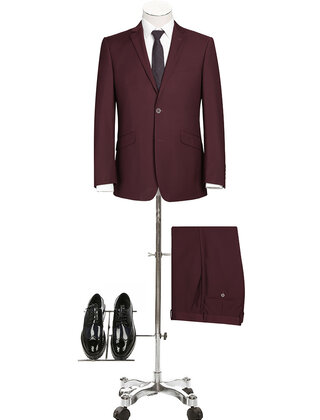 Renoir Suit - Burgundy