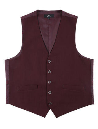Renoir Vest - Burgundy