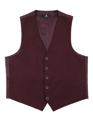 Renoir Vest - Burgundy