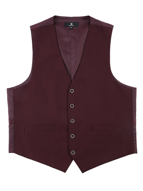 Renoir Vest - Burgundy