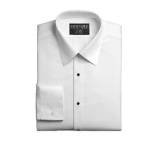 Slimfit Microfiber Dress Shirt - White