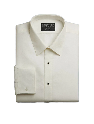 Slimfit Microfiber Dress Shirt - Diamond White