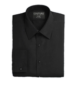 Couture 1910 Fitted Dress Shirt - Black