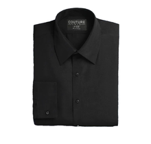Couture 1910 Fitted Dress Shirt - Black
