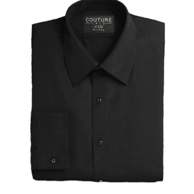 Couture 1910 Fitted Dress Shirt - Black
