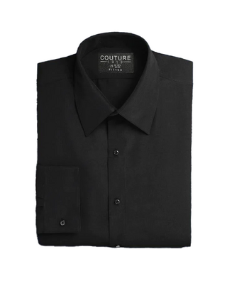 Couture 1910 Fitted Dress Shirt - Black
