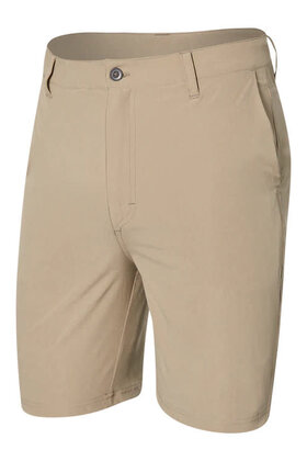 SAXX GO TO  TOWN 9" 2N1 Shorts - Vintage Khaki