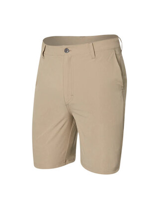 SAXX GO TO  TOWN 9" 2N1 Shorts - Vintage Khaki