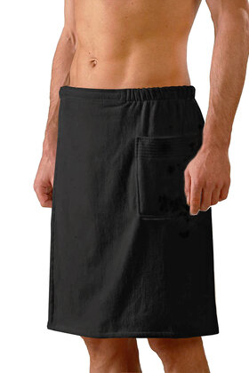 Majestic Velour Shave Wrap Black