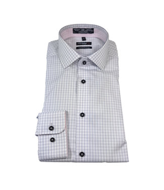 Leo Chevalier LEO CHEVALIER CHECK PATTERN  DRESS SHIRT