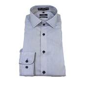 LEO CHEVALIER CHECK PATTERN  DRESS SHIRT