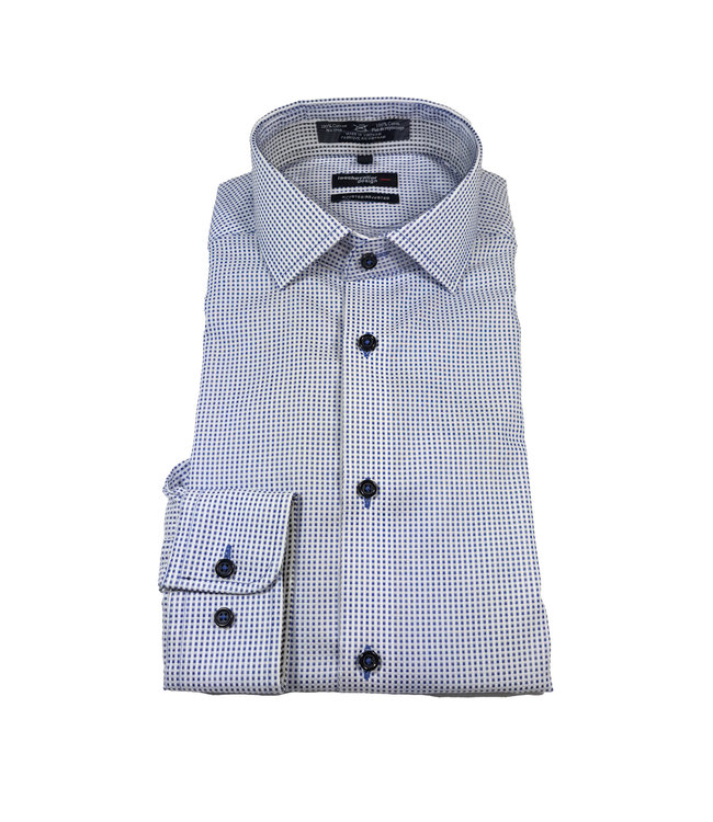 Leo Chevalier LEO CHEVALIER CHECK PATTERN  DRESS SHIRT