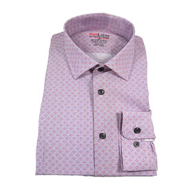 RED LEO CHEVALIER RED LABEL MULTI PATTERN DRESS SHIRT