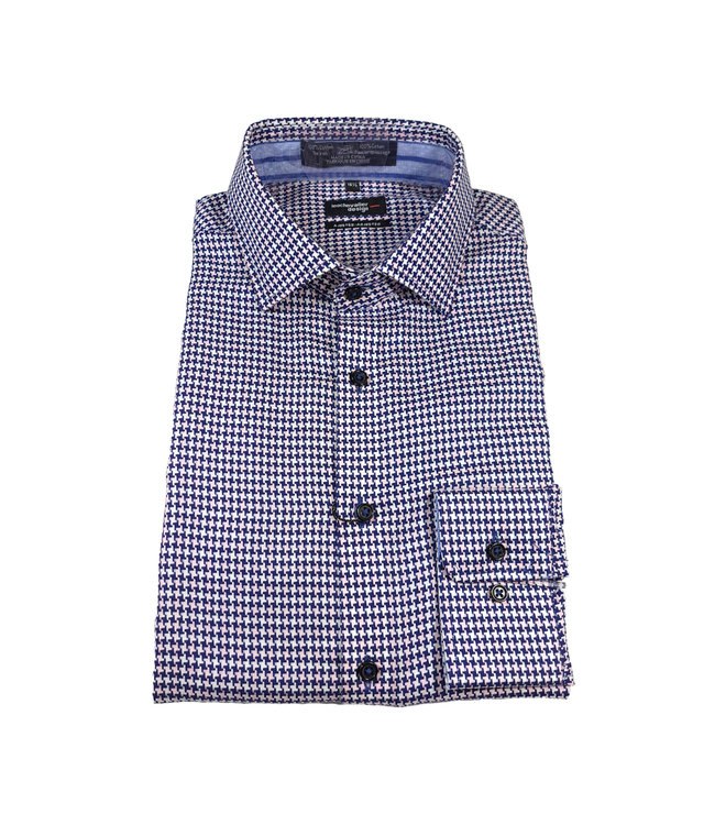 Leo Chevalier LEO CHEVALIER CHECK PATTERN  DRESS SHIRT
