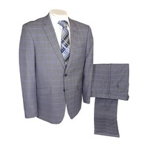 Renoir Check Suit - Medium Grey