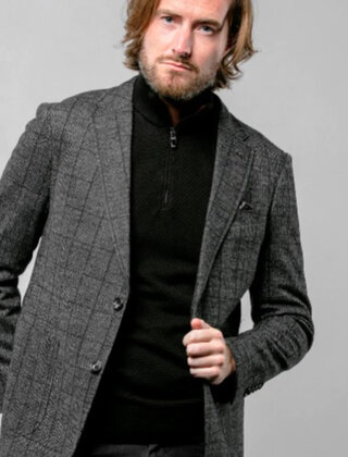 7 Downie St. Plaid Sport Coat -Alexander