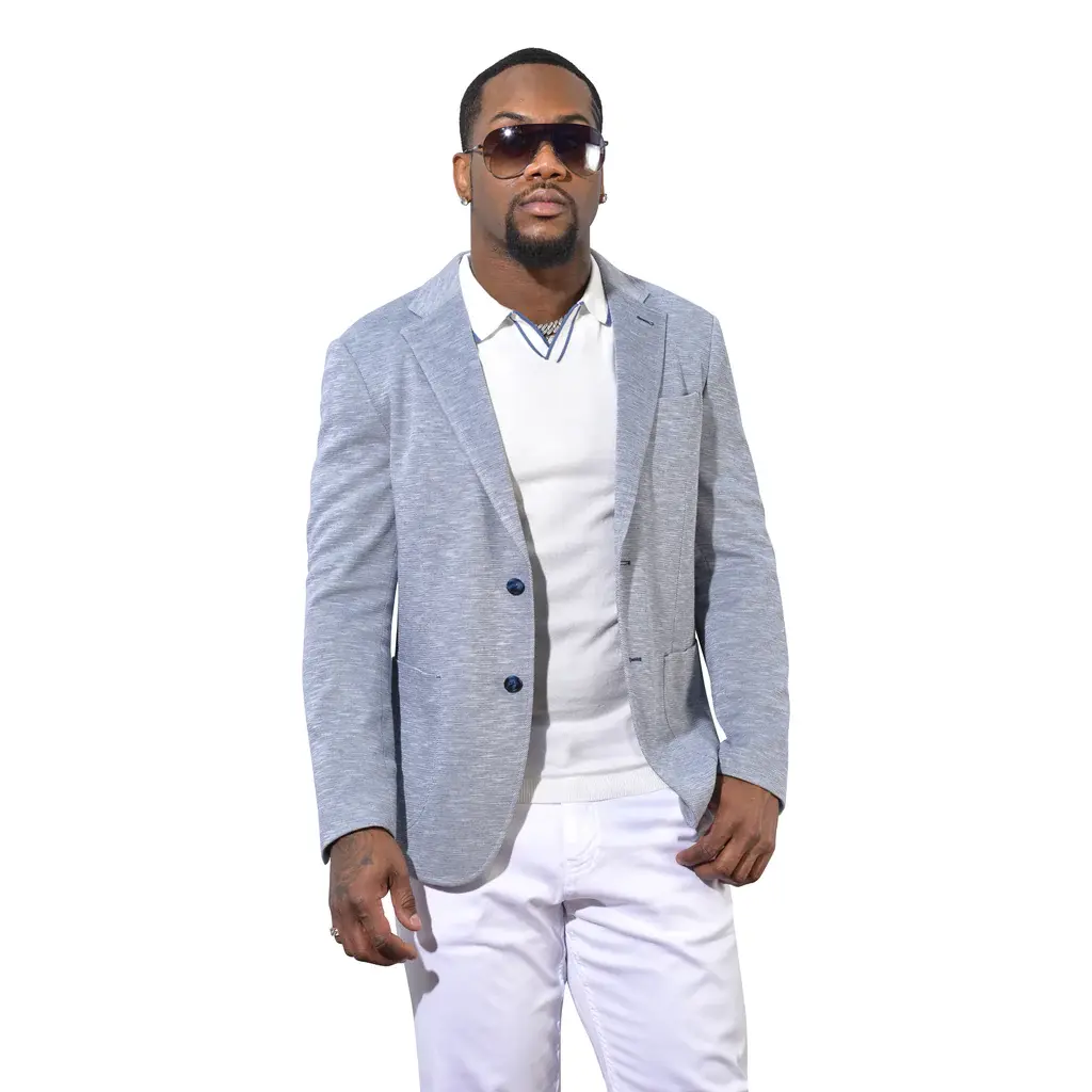 Knit top sport coat