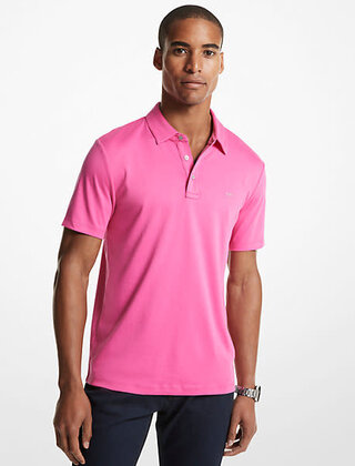 Michael Kors Sleek Polo - Cherise